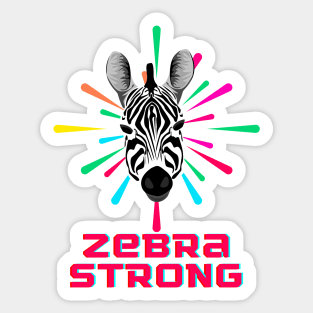 Zebra Strong Sticker